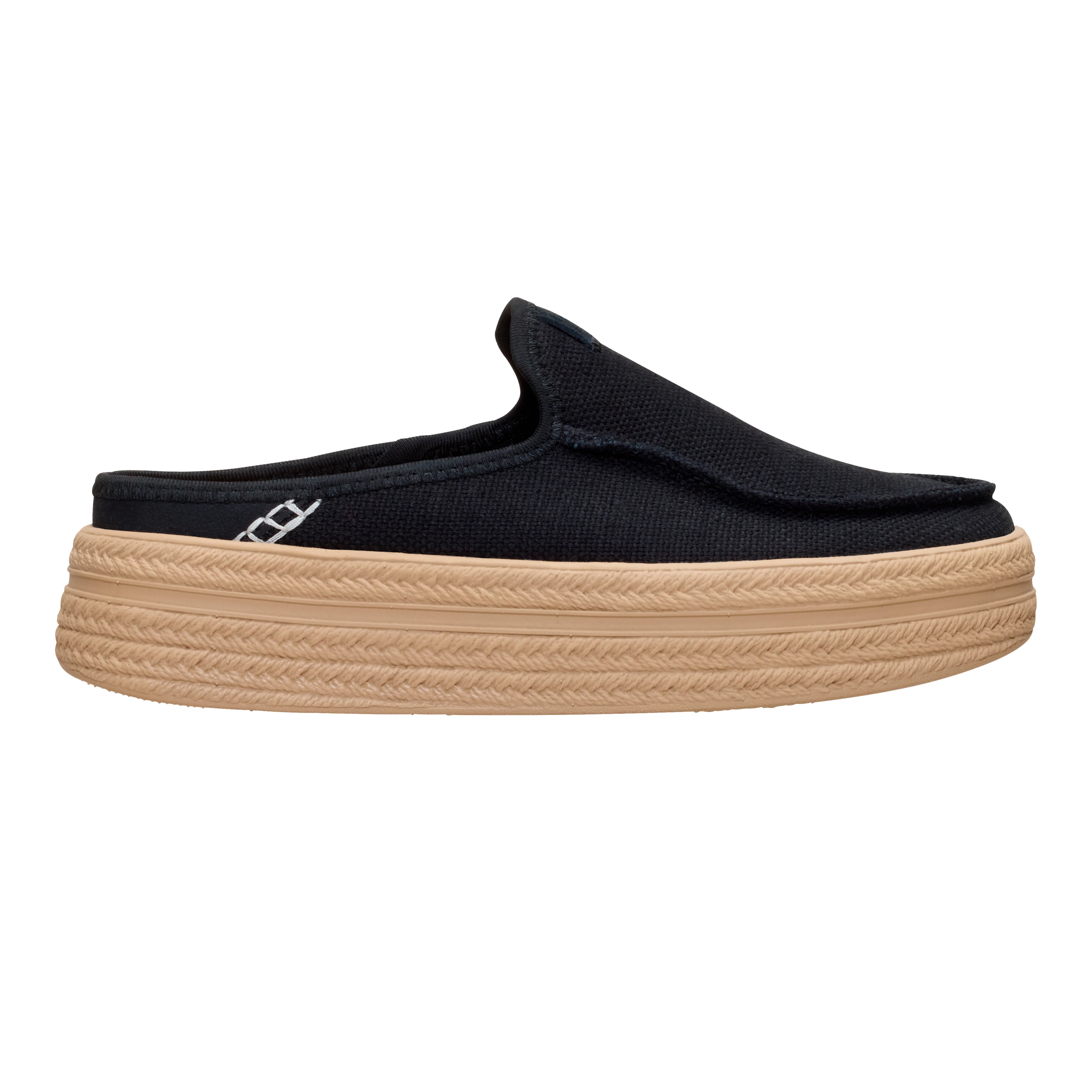AUSTIN LIFT ESPADRILLE WOVEN BLACK - Image 2